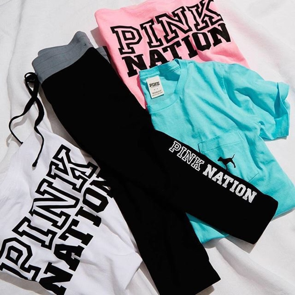 Victoria's Secret PINK cropped campus legging
